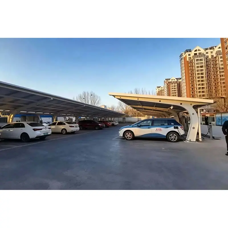 C-Channel Solar Carport Sistemi